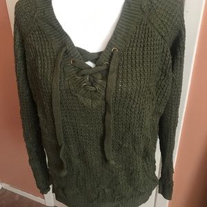 “It’s Our Time” Olive green sweater!